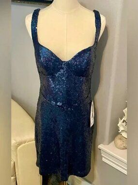 b. darlin sequin off-the-shoulder lace corset fit & flare dress B Darlin | Dresses | B Darlin Corset Floral Double Hem Fitandflare Dress